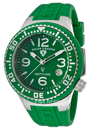 Swiss Legend Neptune Zielony/Guma Ø44 mm SL-11044P-08