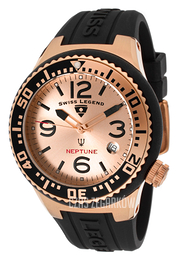 Swiss Legend Neptune Zloty/Guma Ø44 mm SL-11044P-RG-09