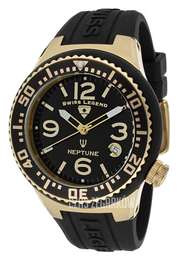 Swiss Legend Neptune Czarny/Guma Ø44 mm SL-11044P-YG-01