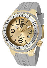 Swiss Legend Neptune Zloty/Guma Ø44 mm SL-11044P-YG-014