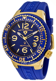 Swiss Legend Neptune Niebieski/Guma Ø44 mm SL-11044P-YG-03