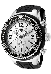 Swiss Legend Neptune Srebrny/Guma Ø52 mm SL-11812P-02S