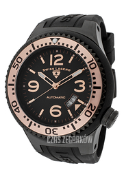Swiss Legend Neptune Czarny/Guma Ø52 mm SL-11819A-BB-01-RB-W
