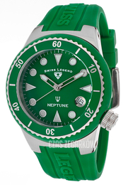 Swiss Legend Neptune Zielony/Guma Ø40 mm SL-11840D-08