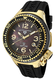 Swiss Legend Neptune Czarny/Guma Ø44 mm SL-11844-BKBGA