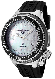 Swiss Legend Neptune Biały/Guma Ø44 mm SL-11844-BKWSA