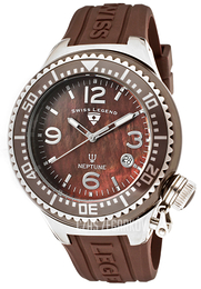 Swiss Legend Neptune Brązowy/Guma Ø44 mm SL-11844-BRWSA