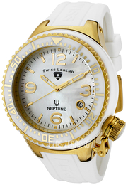 Swiss Legend Neptune Biały/Guma Ø44 mm SL-11844-WWGA