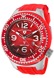 Swiss Legend Neptune Czerwony/Guma Ø52 mm SL-11852C-05