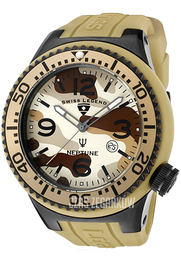 Swiss Legend Neptune Brązowy/Guma Ø52 mm SL-11852C-BB-016