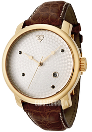 Swiss Legend Planetimer Srebrny/Skóra Ø43 mm SL-20028-YG-02-ABR51C