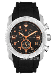 Swiss Legend Commander Czarny/Guma Ø46 mm SL-20065-11-RN