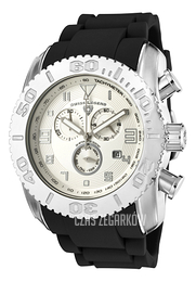 Swiss Legend Commander Srebrny/Guma Ø46 mm SL-20066-02B