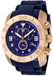 Swiss Legend Commander Niebieski/Guma Ø46 mm SL-20066-RG-03
