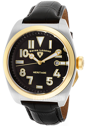 Swiss Legend Heritage Czarny/Skóra Ø44 mm SL-20434-01-GB