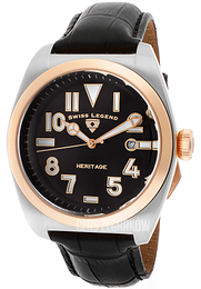 Swiss Legend Heritage Czarny/Skóra Ø44 mm SL-20434-01-RB