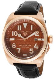 Swiss Legend Heritage Czerwony/Skóra Ø44 mm SL-20434-RG-05S