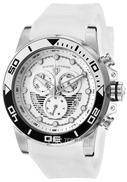Swiss Legend Avalanche Biały/Guma Ø47 mm SL-21368-02-WHAS