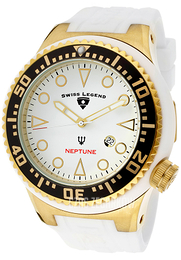 Swiss Legend Neptune Biały/Guma Ø52 mm SL-21818D-YG-02-BLK