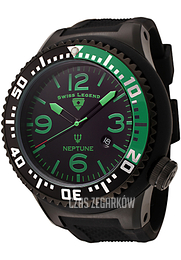 Swiss Legend Neptune Czarny/Guma Ø52 mm SL-21818P-BB-01-GB