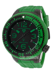 Swiss Legend Neptune Czarny/Guma Ø52 mm SL-21818P-BB-01-GRN
