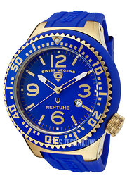 Swiss Legend Neptune Niebieski/Guma Ø52 mm SL-21818P-YG-03-SD