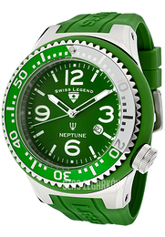 Swiss Legend Neptune Zielony/Guma Ø52 mm SL-21818S-B-BC