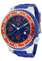 Swiss Legend Neptune Niebieski/Guma Ø52 mm SL-21818S-C-BS