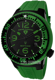 Swiss Legend Neptune Czarny/Guma Ø48 mm SL-21848P-BB-01-GRN