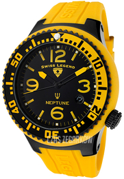 Swiss Legend Neptune Czarny/Guma Ø48 mm SL-21848P-BB-01-YBL