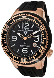Swiss Legend Neptune Czarny/Guma Ø48 mm SL-21848P-RG-01