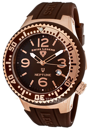 Swiss Legend Neptune Brązowy/Guma Ø48 mm SL-21848P-RG-04