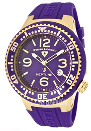 Swiss Legend Neptune Purpurowy/Guma Ø48 mm SL-21848P-YG-11