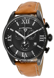 Swiss Legend Bellezza Czarny/Skóra Ø42 mm SL-22011-BB-01-SA-OS03C