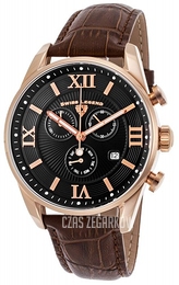 Swiss Legend Belleza Czarny/Skóra Ø43 mm SL-22011-RG-01-BRN