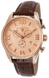 Swiss Legend Belleza Różowe złoto/Skóra Ø43 mm SL-22011-RG-09-RA-ABT51M
