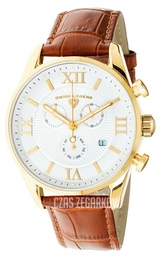 Swiss Legend Belleza Biały/Skóra Ø43 mm SL-22011-YG-02-BR
