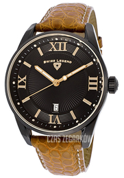 Swiss Legend Bellezza Czarny/Skóra Ø42 mm SL-22012-BB-01-GA-ABR31C