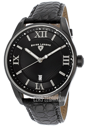 Swiss Legend Bellezza Czarny/Skóra Ø42 mm SL-22012-BB-01-SA-ABR01M