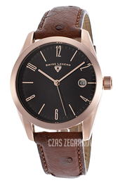 Swiss Legend Peninsula Czarny/Skóra Ø38 mm SL-22038-RG-01-DA02M