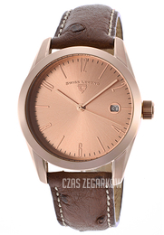 Swiss Legend Peninsula Zloty/Skóra Ø38 mm SL-22038-RG-09-DA02C