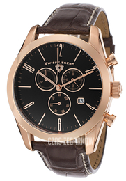 Swiss Legend Peninsula Czarny/Skóra Ø44 mm SL-22044C-RG-01ABT22C