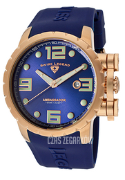 Swiss Legend Ambassador Niebieski/Guma Ø47 mm SL-30021-RG-03