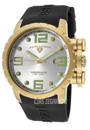 Swiss Legend Ambassador Srebrny/Guma Ø47 mm SL-30021-YG-02S
