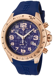 Swiss Legend Eograph Niebieski/Guma Ø46 mm SL-30041-RG-03