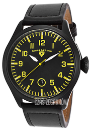 Swiss Legend Pioneer Czarny/Skóra Ø46 mm SL-30331-BB-01-YA