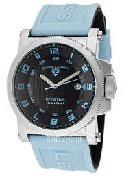 Swiss Legend Sportiva Czarny/Guma Ø45 mm SL-40030-01-BBLAS