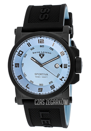Swiss Legend Sportiva Niebieski/Guma Ø45 mm SL-40030-BB-012