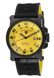 Swiss Legend Sportiva Czarny/Guma Ø45 mm SL-40030-BB-07