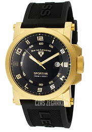 Swiss Legend Sportiva Czarny/Guma Ø45 mm SL-40030-YG-01